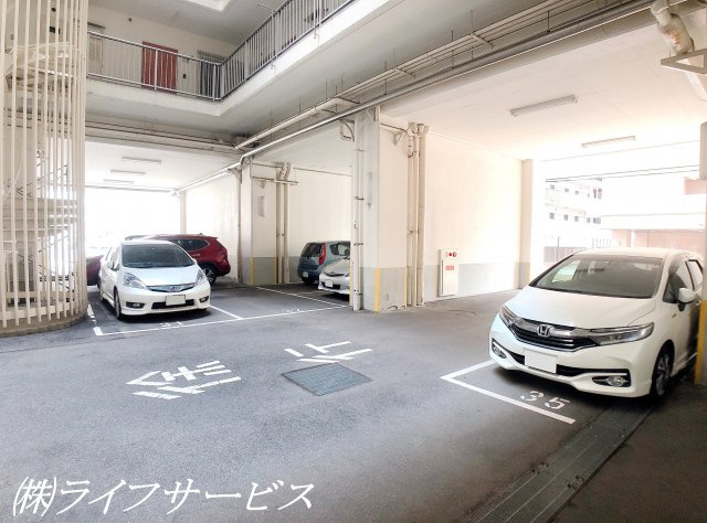 【駐車場】 | 淀川リバーサイドマンション | 敷地内駐車場