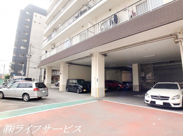 【駐車場】 | 淀川リバーサイドマンション | 敷地内駐車場