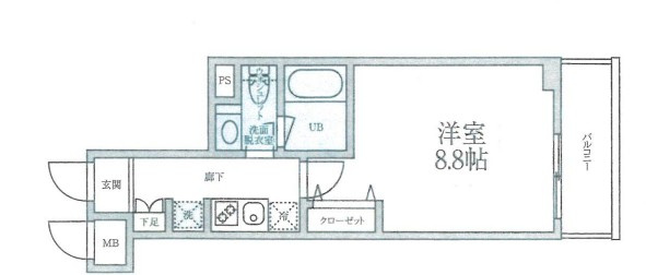 アーバンコート大岡山の間取り