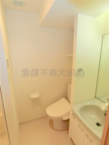 レジディア蒲田の洗面所