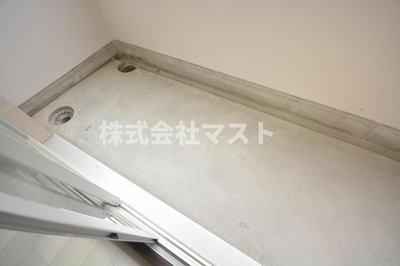 セオリー大阪ルチアのバルコニー