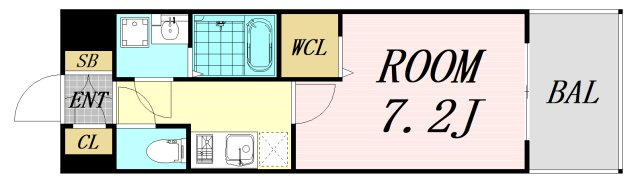 Louis Residence 天王寺町北　仲介手数料無料の間取り