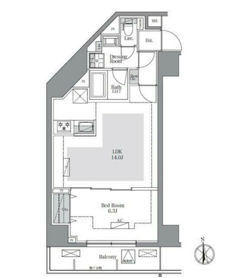 【間取り】 | ラグゼナ八王子南町 