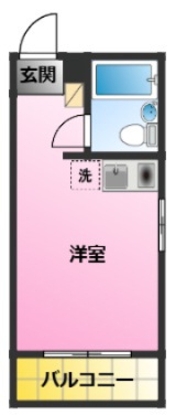 オリエンタル新丸子Ⅲの間取り|オートロック付きRCマンション♪