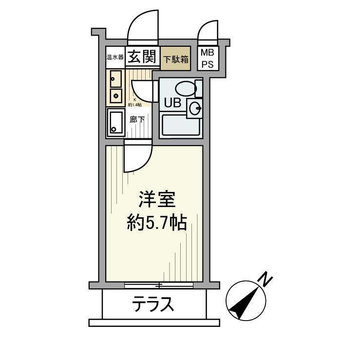 ロンスター三軒茶屋の間取り