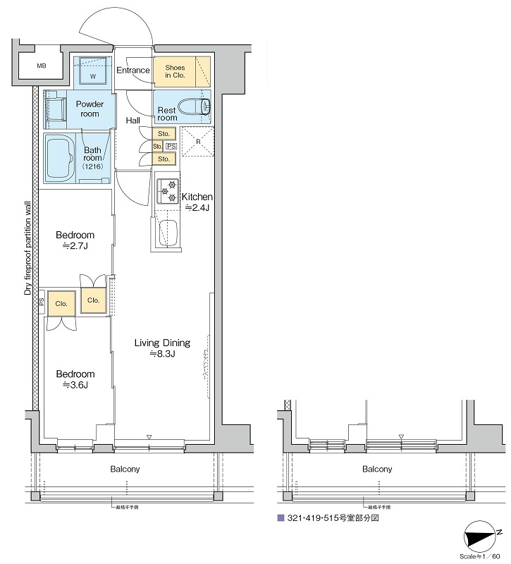 RESIDENCE　KOENJIの間取り