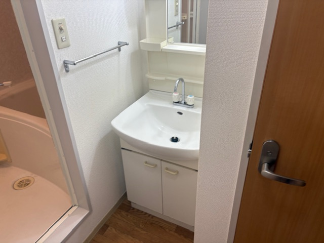 ドミール松庵　Ａの洗面所|使いやすい洗面所です