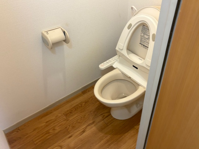ドミール松庵　Ａのトイレ|落ち着いたトイレです