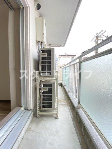 大阪市東淀川区豊新５丁目の賃貸マンションのバルコニー