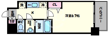 プレサンス上町台筆ヶ崎NORTHの間取り|プレサンス上町台筆ヶ崎NORTH　間取り