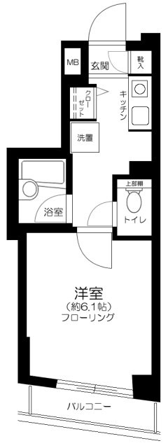 メインステージ本駒込駅前の間取り