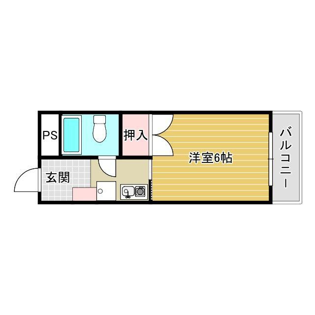 イーストヴィレッジ茨木の間取り