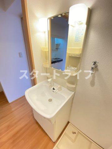 大阪市東淀川区東中島２丁目の賃貸マンションの洗面所