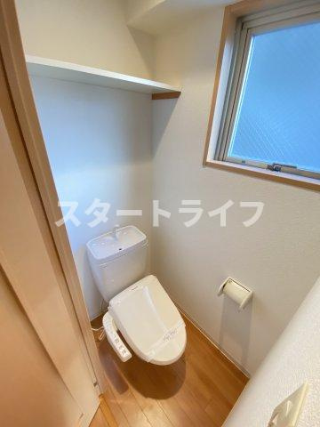 大阪市東淀川区東中島２丁目の賃貸マンションのトイレ