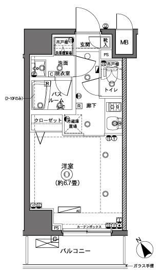 ZOOM横浜の間取り