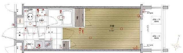 【間取り】 | レジデンシャルヒルズ博多駅前弐番館