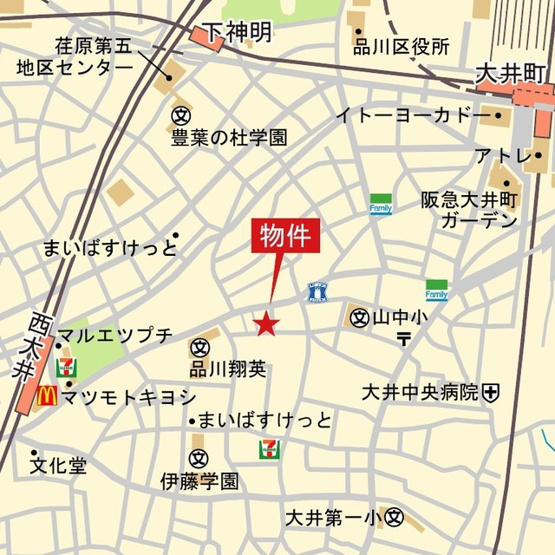 【地図】 | グランエステート大井