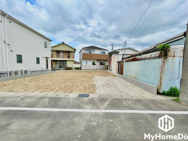北区喜惣治2丁目の前面道路含む現地写真