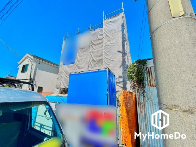 北区喜惣治2丁目の前面道路含む現地写真