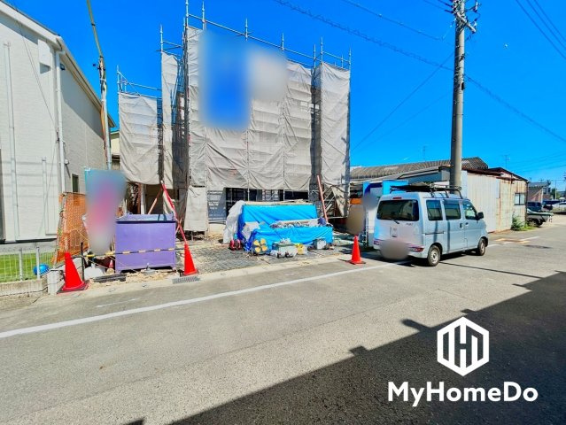 北区喜惣治2丁目の前面道路含む現地写真