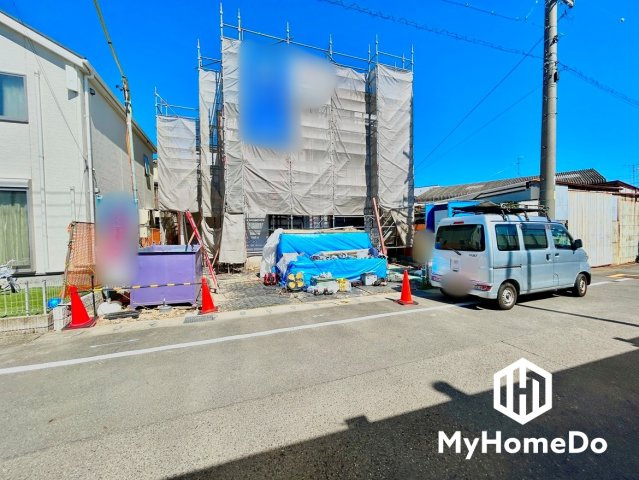 北区喜惣治2丁目の前面道路含む現地写真