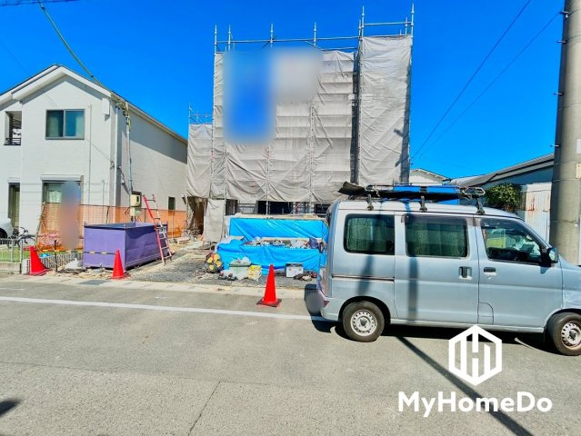 北区喜惣治2丁目の前面道路含む現地写真