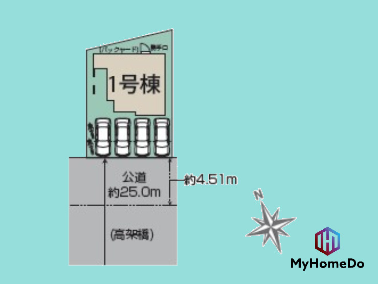 北区喜惣治2丁目の区画図