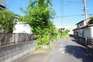 【前面道路含む現地写真】 | あきる野市草花　売地