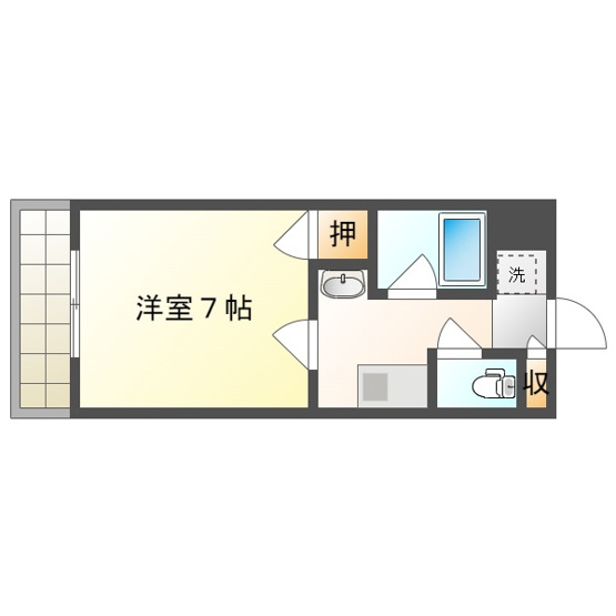 【間取り】 | SOLEIL　LEVANT浜