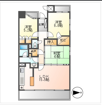 【間取り】 | フォレストビュータワー鹿田町壱番館