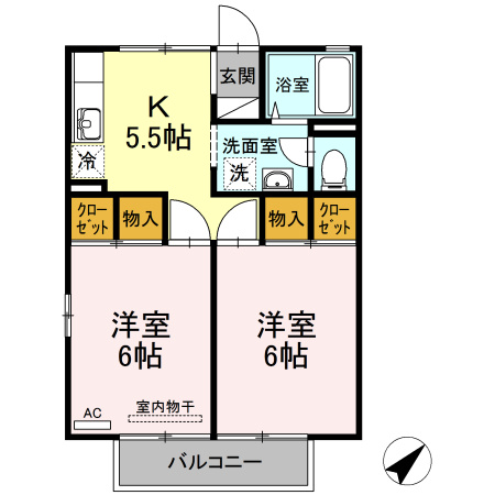 【間取り】 | セジュール大松