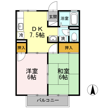 【間取り】 | プレジール矢杉