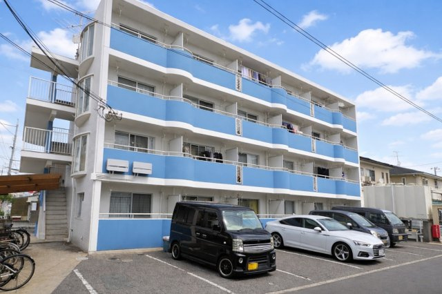 新保マンションの外観|きれいな外観です