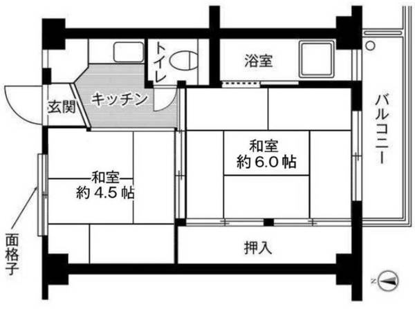 【間取り】 | ビレッジハウス福富3号棟
