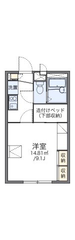 【間取り】 | レオパレス浜野一丁目