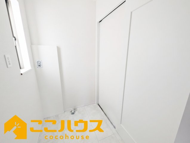 宜野湾市嘉数2丁目　新築戸建て　全8棟　C号棟の脱衣所|脱衣所
