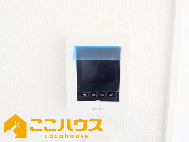 宜野湾市嘉数2丁目　新築戸建て　全8棟　C号棟のセキュリティ|録画機能付きTVインターホン
