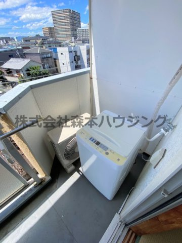 【設備】 | 　グランドハイツ2番館 | 洗濯機置き場です
※希望者に家電（洗濯機）設備サービス！