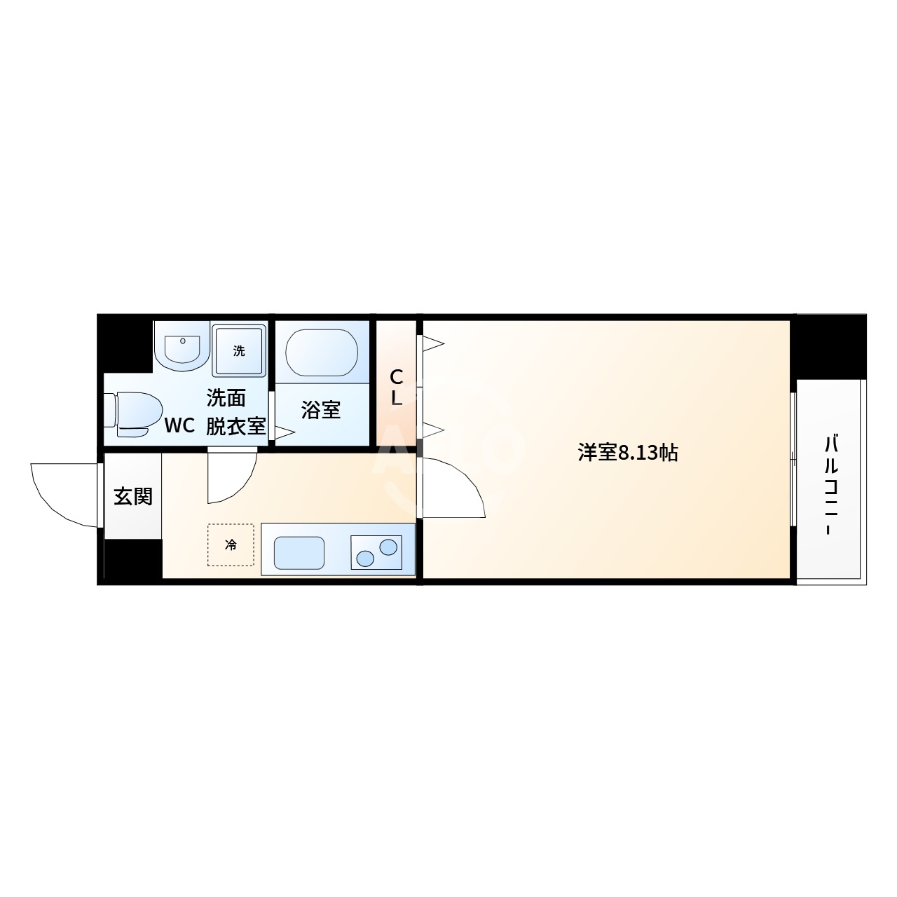 サムティ京橋Fⅼussの間取り|サムティ京橋Fluss　間取り
