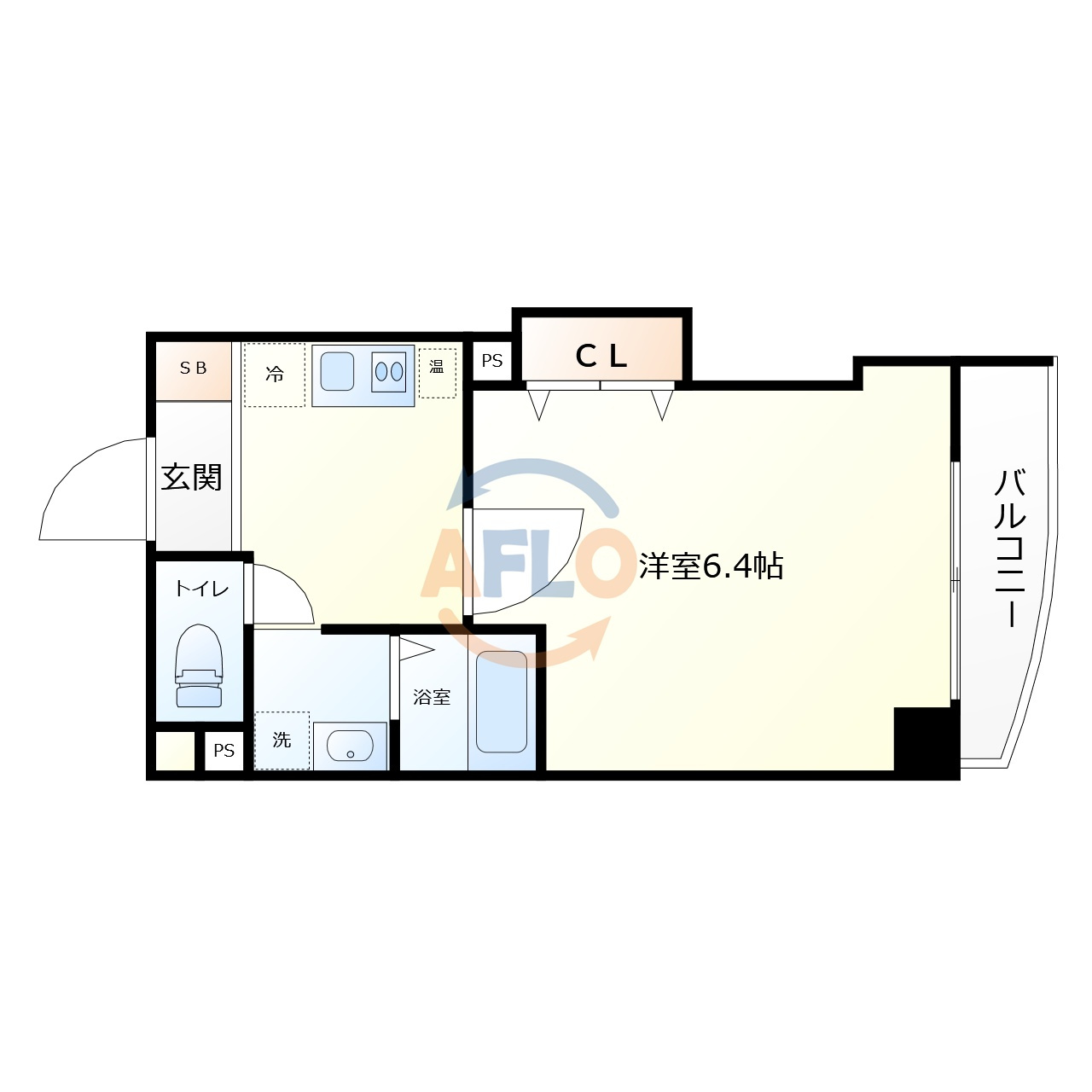 みおつくし京橋の間取り|みおつくし京橋　間取り