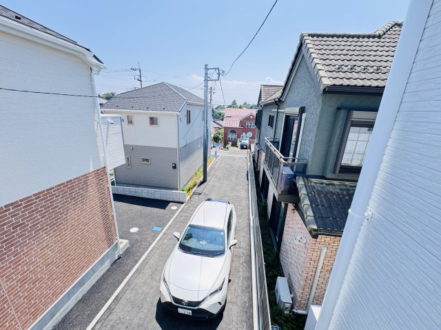 我孫子市寿２丁目新築戸建【我孫子第一小学校：6分】の展望|バルコニーより道路側眺望