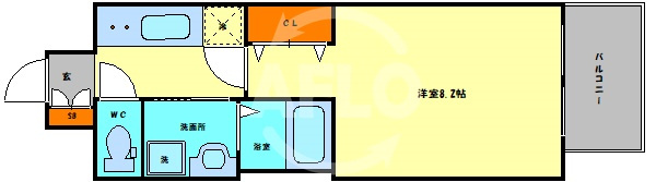 GIOIA城東中央の間取り|GIOIA城東中央(ジョイアジョウトウチュウオウ)　間取り