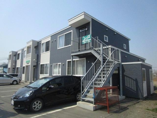 ポパイハウスの駐車場