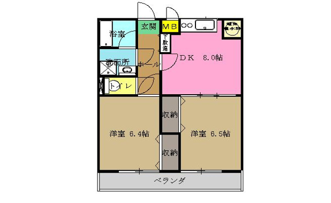 【間取り】 | ベル　ペイサージュ