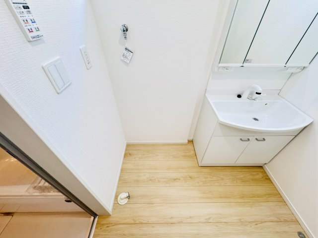 我孫子市寿２丁目新築戸建【我孫子第一小学校：6分】のランドリースペース|洗濯機置き場