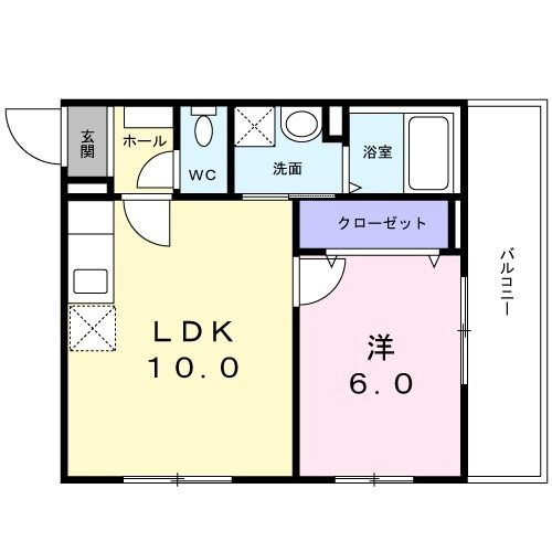 グリーンアースの間取り|間取りです。