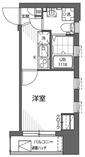グランアセット早稲田の間取り|間取りです。