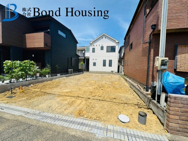 藤江駅徒歩6分　藤が丘6期　新築限定1棟の前面道路含む現地写真