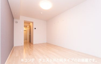 【寝室】 | ホワイトタウン　Ｂ | 同タイプの部屋の写真となります。