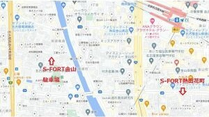 S-FORT熱田花町の地図